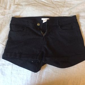 Black shorts